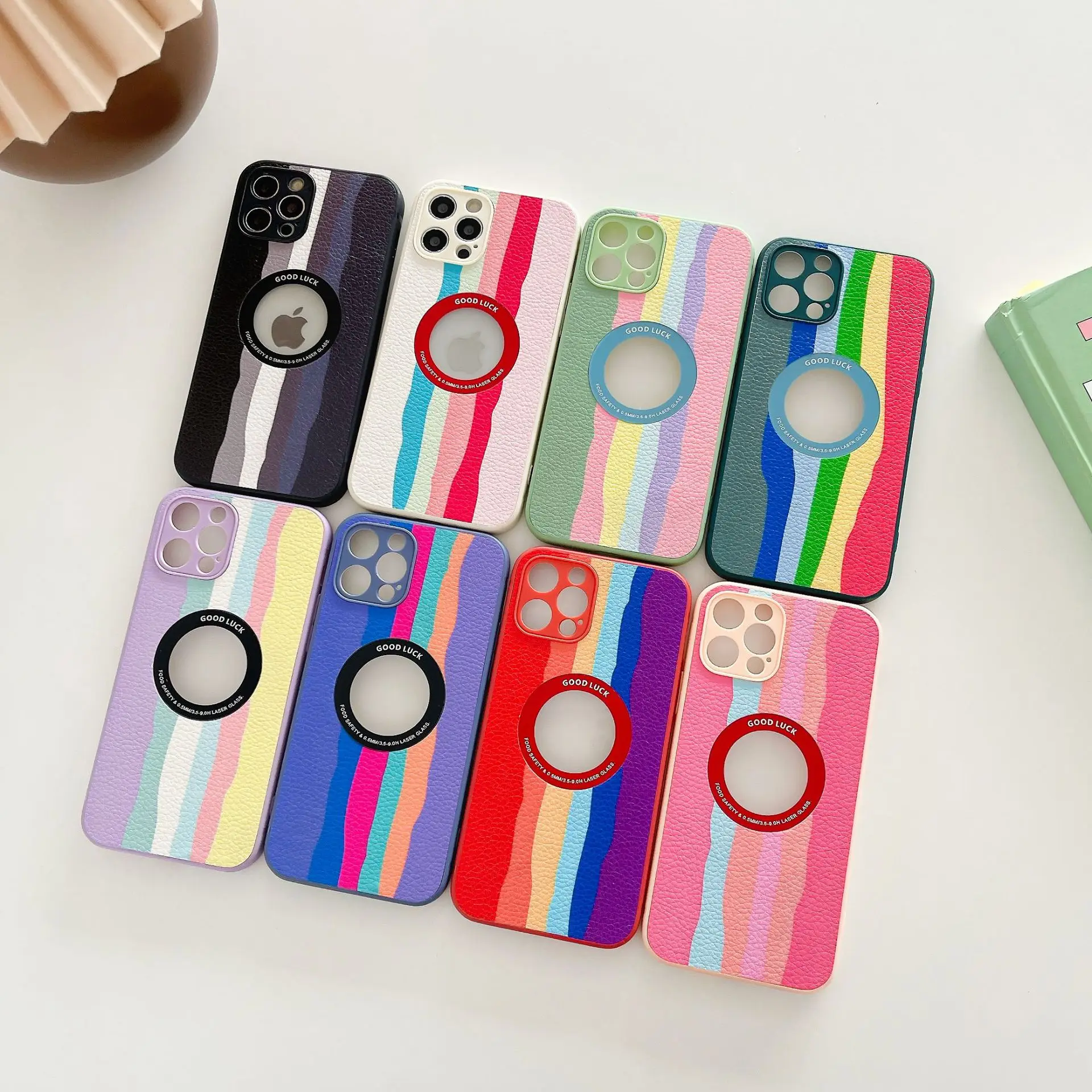 Factory Outlet New Rainbow Sticker Leaky Label Phone Case For iPhone 11 12 13 Pro, Multi
Factory Outlet New Rainbow Sticker Leaky Label Phone Case For iPhone 11 12 13 Pro, Multi