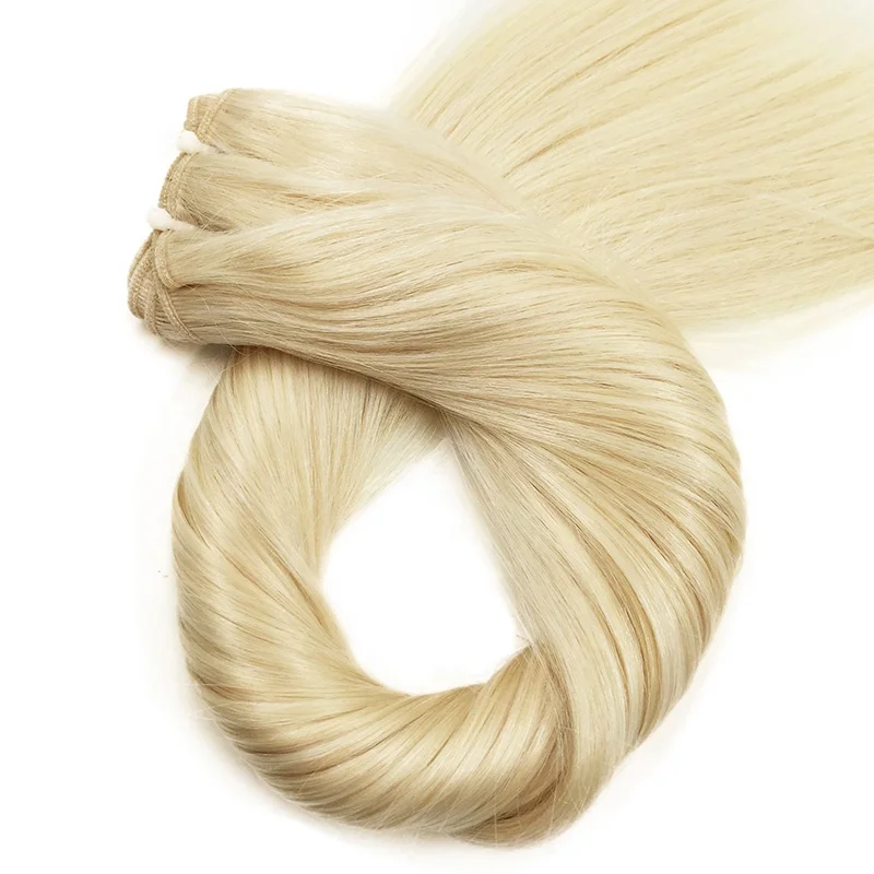 Machine Weft Factory Customized Color And Length 100% Remy Human Hair Machine Weft 200g 613
Machine Weft Factory Customized Color And Length 100% Remy Human Hair Machine Weft 200g 613