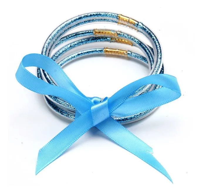 2021 5pcs pack Multi color Ribbon Gold Powder Lining Jelly Silicone Bracelet Glitter Jelly Bangle Bracelet Set, Mix color
2021 5pcs pack Multi color Ribbon Gold Powder Lining Jelly Silicone Bracelet Glitter Jelly Bangle Bracelet Set, Mix color