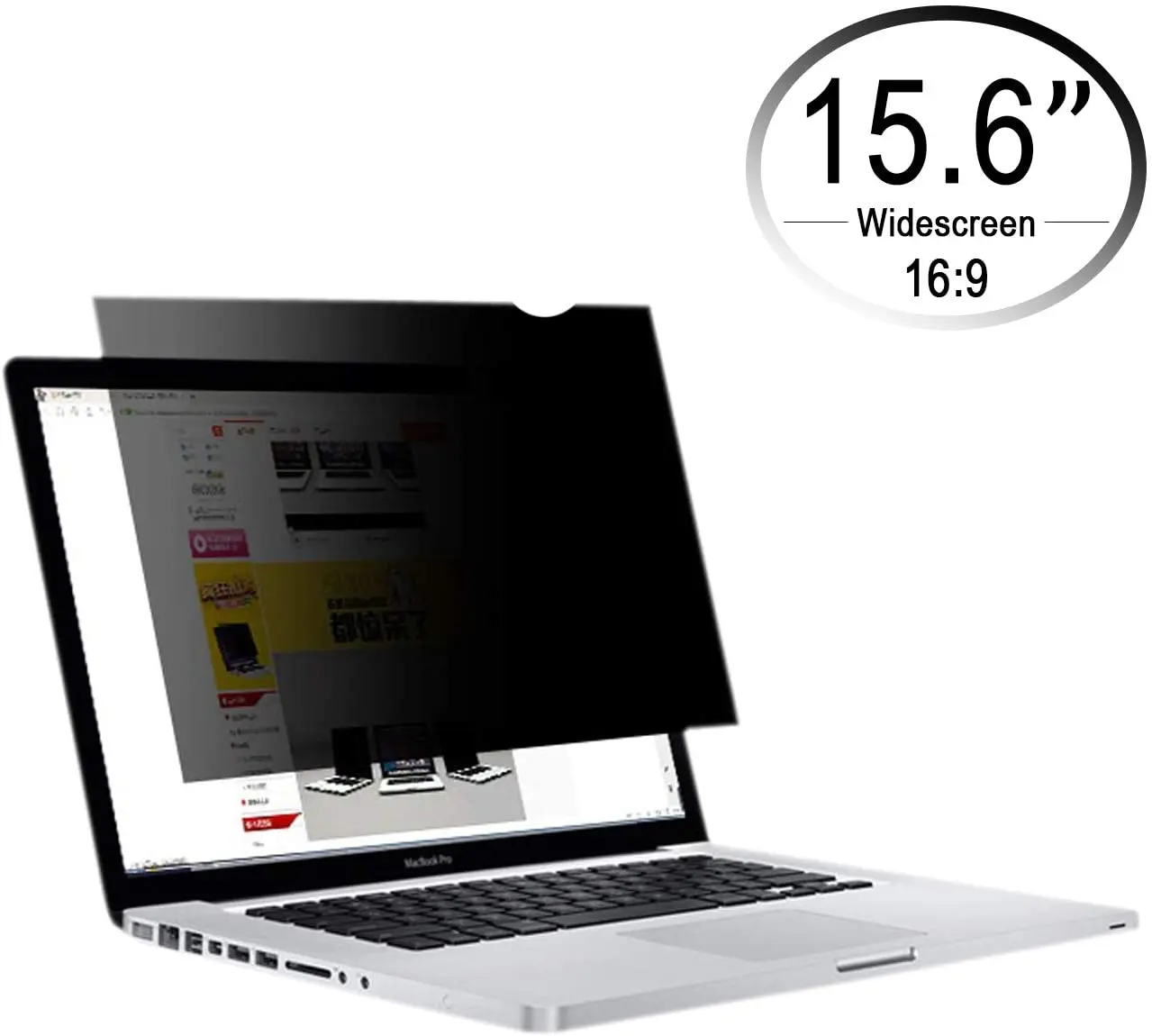 High Quality Anti Spy Removable Screen Protector 0.6mm Privacy Filter For 15.6inch 16:9 345*194mm Privacy Film, Light black
High Quality Anti Spy Removable Screen Protector 0.6mm Privacy Filter For 15.6inch 16:9 345*194mm Privacy Film, Light black