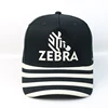 wholesale High quality Custom solid black rubber printed baseball cap hat