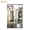 Energy saving latest window grill design pvc sliding tinted glass window UPVC windows doors price
