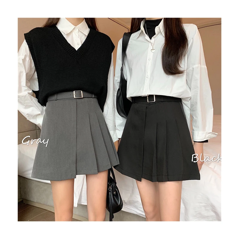 Women high waist Cosplay skirt solid a-line sailor school uniform Pleated Mini Skirts
Women high waist Cosplay skirt solid a-line sailor school uniform Pleated Mini Skirts