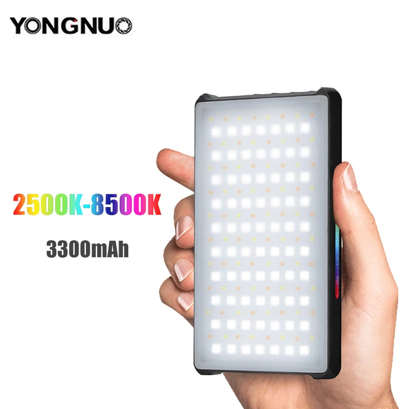 YONGNUO YN365 RGB LED Video Light Portable On-Camera Light 2500k-8500k RGB Full Color 3300mAh Photography Light
YONGNUO YN365 RGB LED Video Light Portable On-Camera Light 2500k-8500k RGB Full Color 3300mAh Photography Light