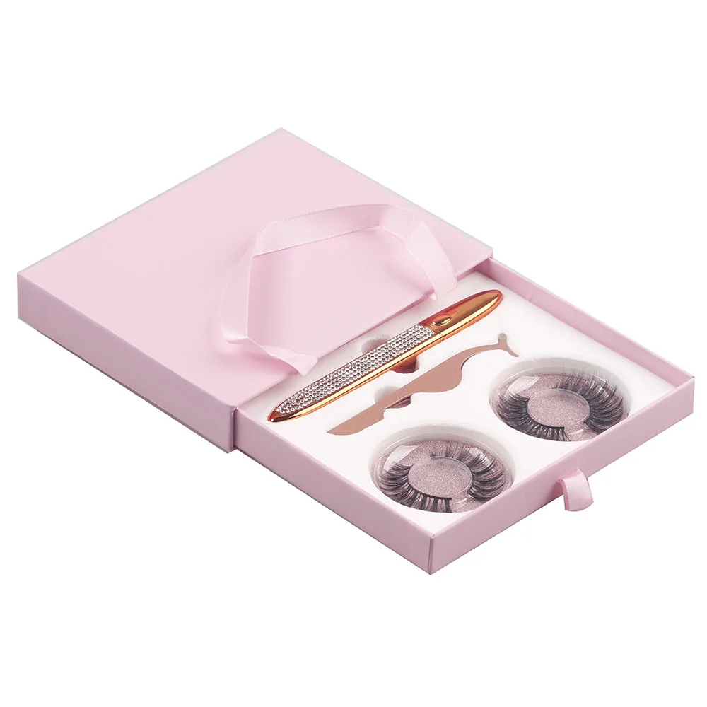 FX-N50 Wholesale Two Pairs 3D Eyelashes Gift Box Packing Strong Self-Adhesive Eyeliner Pen Glue Free Eye Lash Set
FX-N50 Wholesale Two Pairs 3D Eyelashes Gift Box Packing Strong Self-Adhesive Eyeliner Pen Glue Free Eye Lash Set
