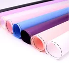 Biodegradable waterproof plastic korean design cellophane film wrap fresh flower bouquet wrapping paper for florist supplies