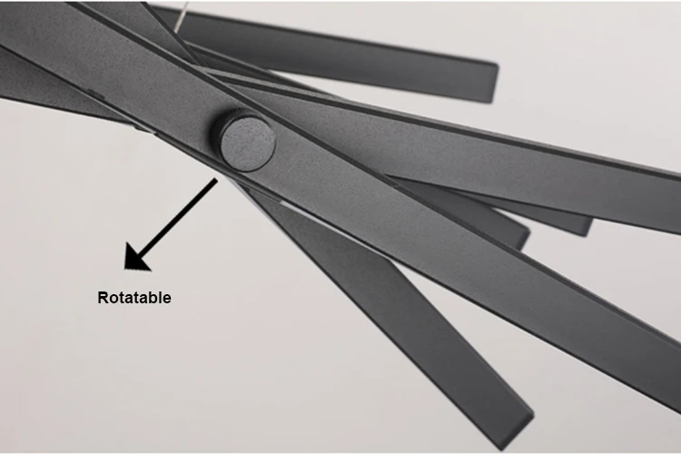 Fish bone pendant light LED Swirl Suspension pendant light led for Office restaurant hotel