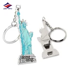 Longzhiyu 13 years china supplier custom soft enamel character keychain metal figure keyring bottle opener key chain