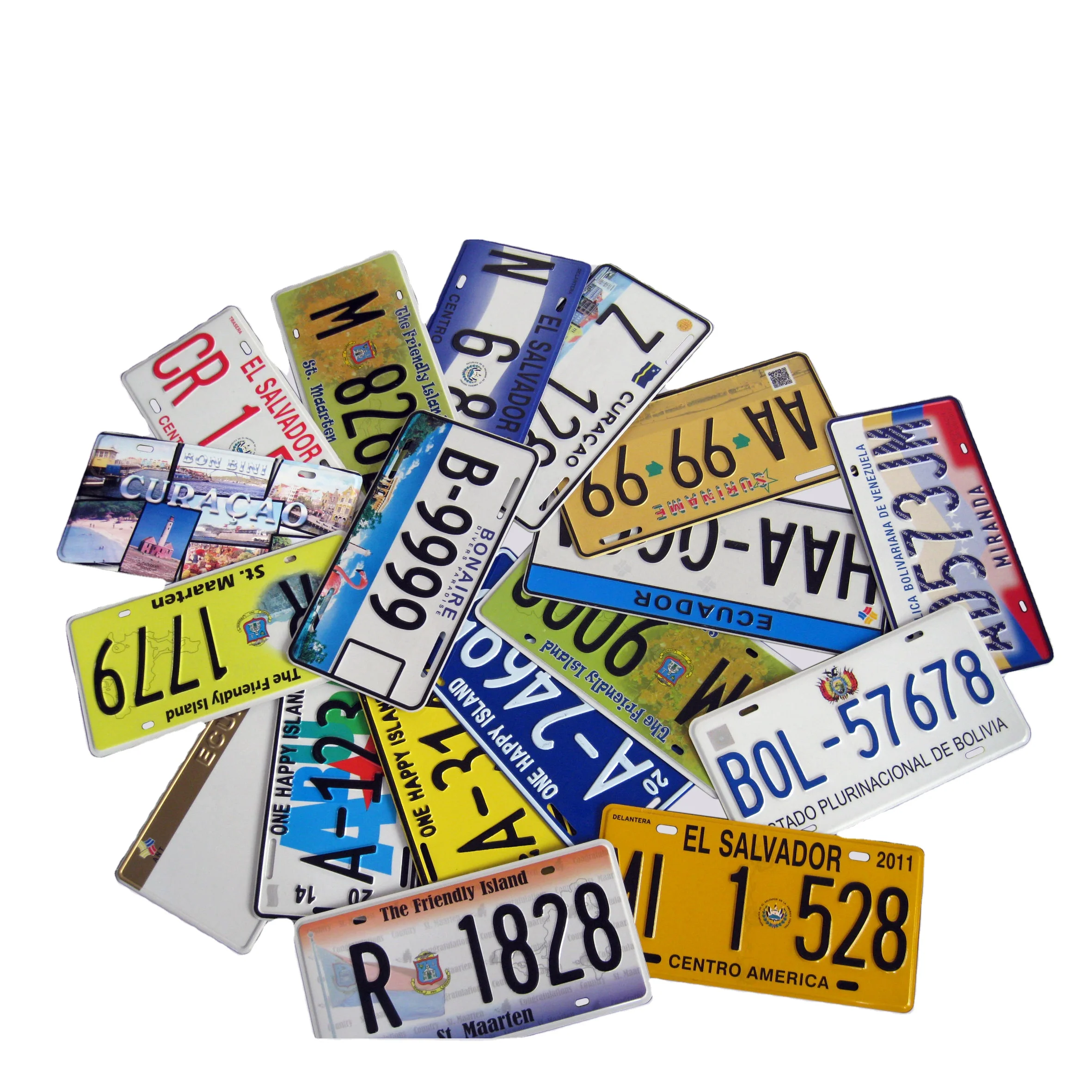 HIGH QUALITY CAR LICENSE PLATES, SECURITY NUMBER PLATES, CUSTOM LOGO VEHICLE PLATES FOR GOVERNMENT