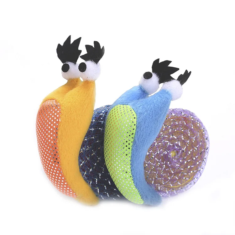 Exquisite And Cute Cat Toy Cute Snail Shape Plush Comfort Cat Grinding Claw Toy Can Choose Colour Pet Interactive Toys, Orange\blue
Exquisite And Cute Cat Toy Cute Snail Shape Plush Comfort Cat Grinding Claw Toy Can Choose Colour Pet Interactive Toys, Orange\blue