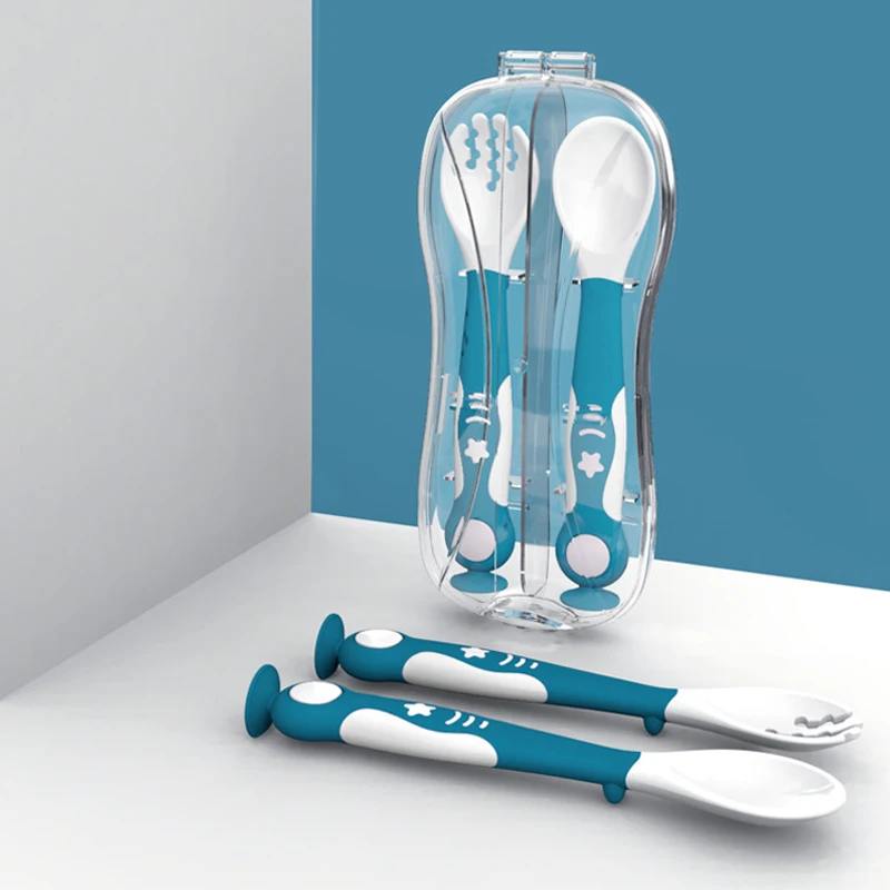 Toddler Babies Children Feeding Training Flexible Bend Spoons Forks Set With Travel Safe Case Cover Storage Box
Toddler Babies Children Feeding Training Flexible Bend Spoons Forks Set With Travel Safe Case Cover Storage Box