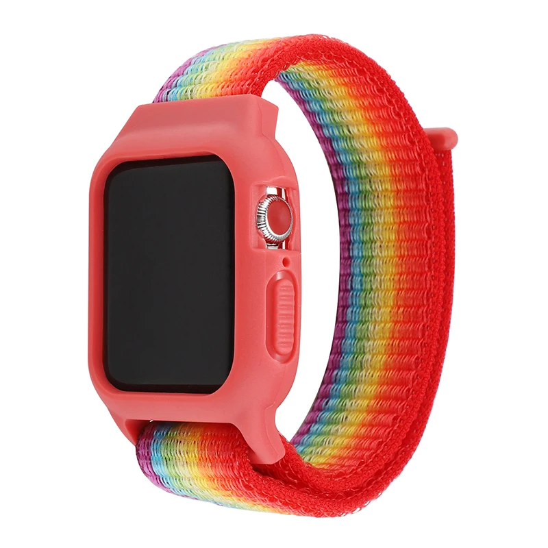 Good Price Nylon Replacement Fabric Sports Watch Band With Case For Apple Watch Band 7 41mm 45mm 40mm 44mm 42mm
Good Price Nylon Replacement Fabric Sports Watch Band With Case For Apple Watch Band 7 41mm 45mm 40mm 44mm 42mm