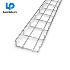 ningbo lepin hot selling galvanized wire mesh cable tray metal cable basket making machine for data center