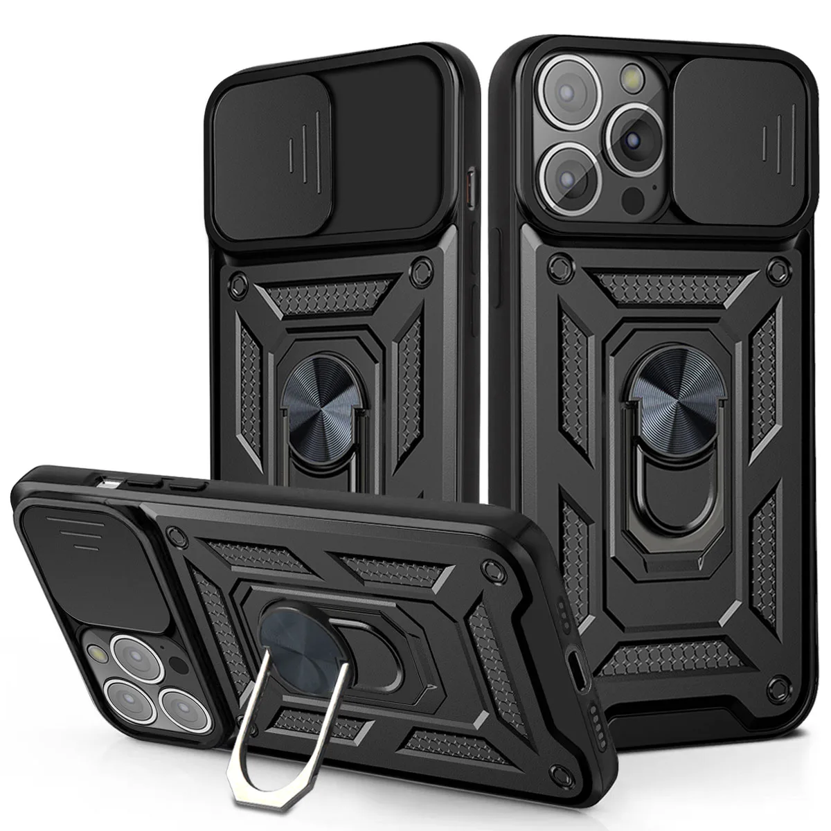 Camera Protection Shockproof Armor Case for iPhone 13 Pro Max Case With 360 Degree Rotation Holder, Black, blue, rose gold, red, gold, silver
Camera Protection Shockproof Armor Case for iPhone 13 Pro Max Case With 360 Degree Rotation Holder, Black, blue, rose gold, red, gold, silver
