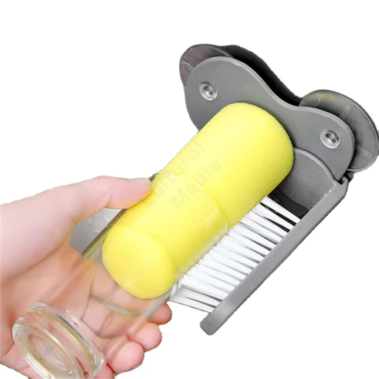 Creative Sponge Water Bottle Cleaning Brush Glass Cup Washer With Suction Cup for Beer long Leg Cup
Creative Sponge Water Bottle Cleaning Brush Glass Cup Washer With Suction Cup for Beer long Leg Cup