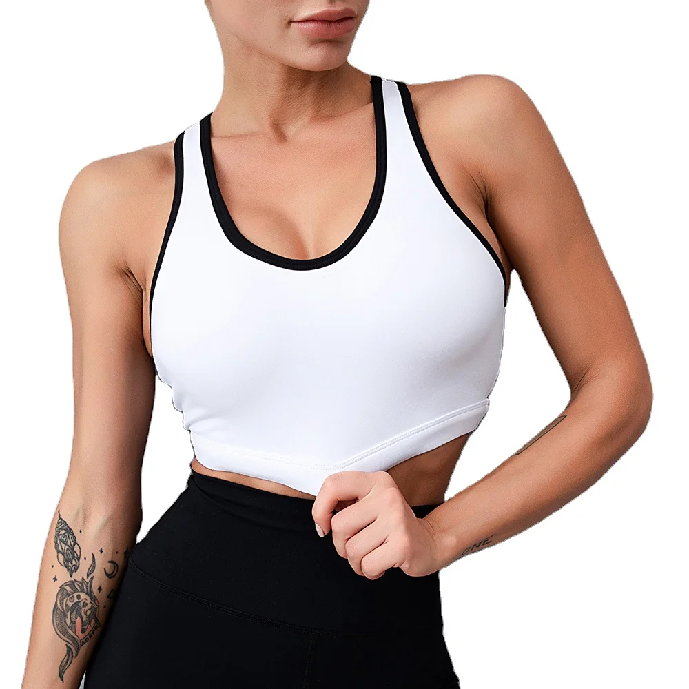 High quality ladies quick-drying white sports bra fitness sports running comfortable gym yoga bra
High quality ladies quick-drying white sports bra fitness sports running comfortable gym yoga bra