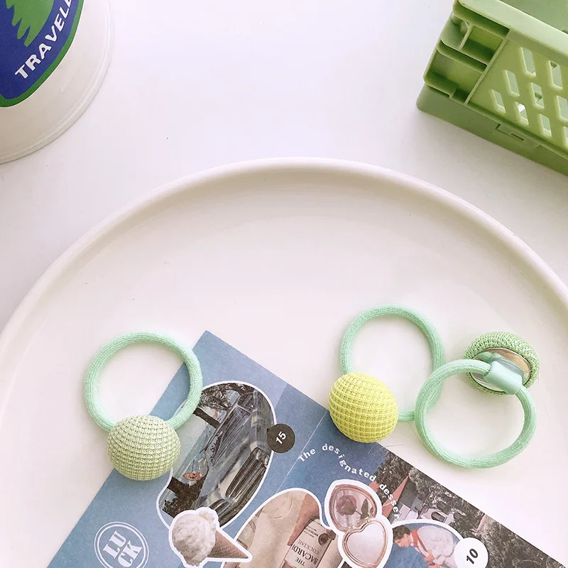 MIO 3pcs/set Stylish Sweet Colorful Fabric Half Ball Hair Tie 3D Hair Rope Mixed Color Sets Cute Kids Band Gradient Candy Color
MIO 3pcs/set Stylish Sweet Colorful Fabric Half Ball Hair Tie 3D Hair Rope Mixed Color Sets Cute Kids Band Gradient Candy Color