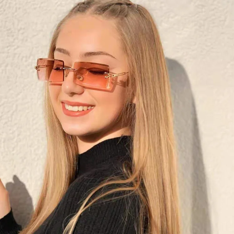 Metal Frame Frameless Square Women Sunglasses 2021
Metal Frame Frameless Square Women Sunglasses 2021