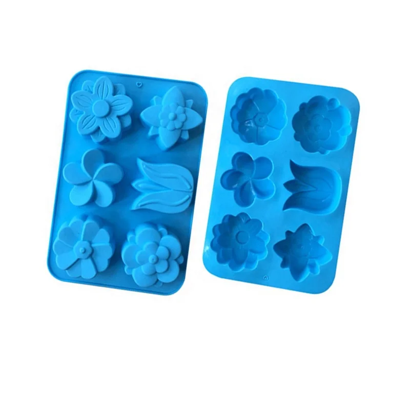 DIY baking tools 6 different flower-shaped cake molds Handmade soap mold Aromatherapy plaster mold
DIY baking tools 6 different flower-shaped cake molds Handmade soap mold Aromatherapy plaster mold