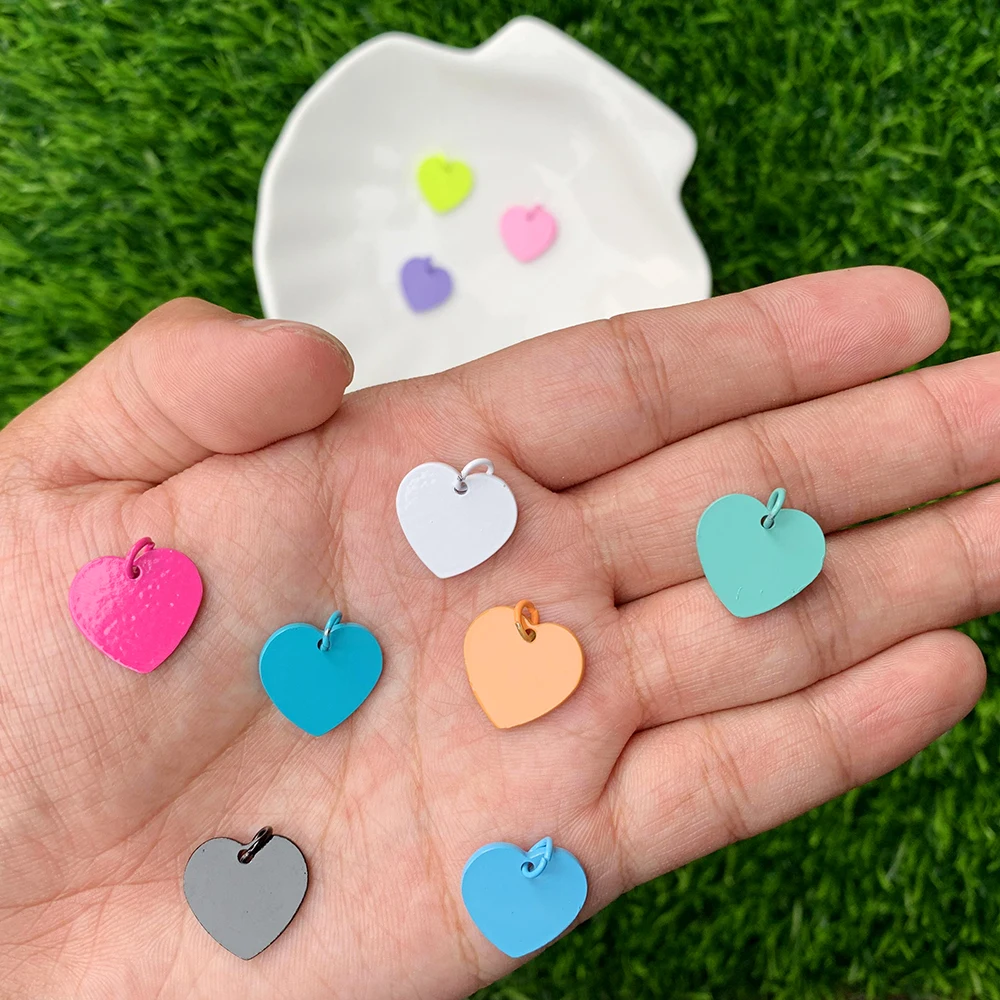 Heart Shape Neon Color Enamel Pendant Multicolor Enamel Brass Accessories Fit For DIY Couple Jewelry Making
Heart Shape Neon Color Enamel Pendant Multicolor Enamel Brass Accessories Fit For DIY Couple Jewelry Making
