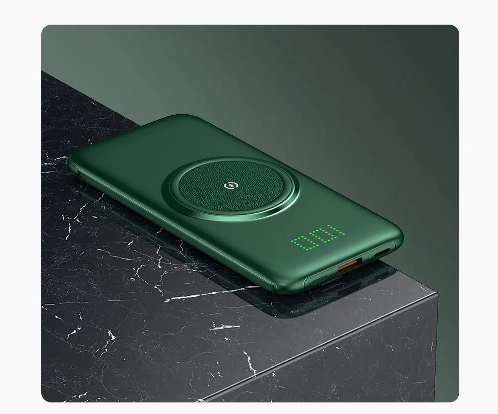New Arrival Ultra Slim Power Bank Portable 10000mah qi Wireless Power Bank with LED Display, Black/white/green
New Arrival Ultra Slim Power Bank Portable 10000mah qi Wireless Power Bank with LED Display, Black/white/green