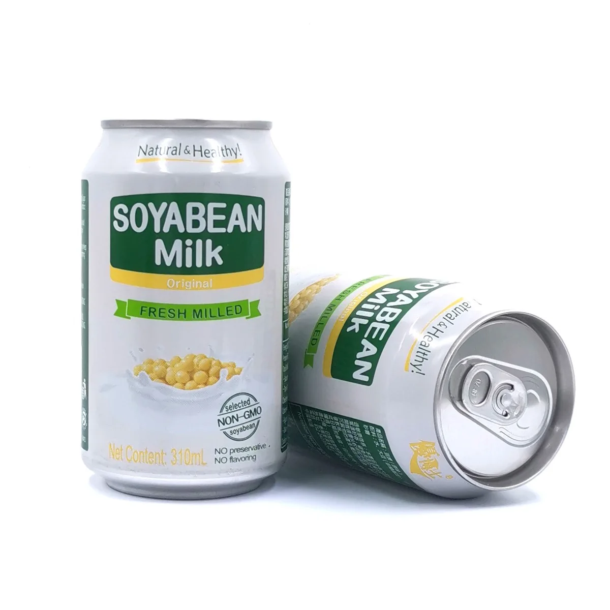 fresh 310ml canned soyabean milk drink