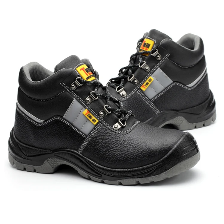Waterproof HighCut Genuine Leather Industrial and Construction Anti Smash Men Safety Boots, Black
Waterproof HighCut Genuine Leather Industrial and Construction Anti Smash Men Safety Boots, Black