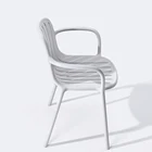 Modern italian design fancy outdoor plastic chair