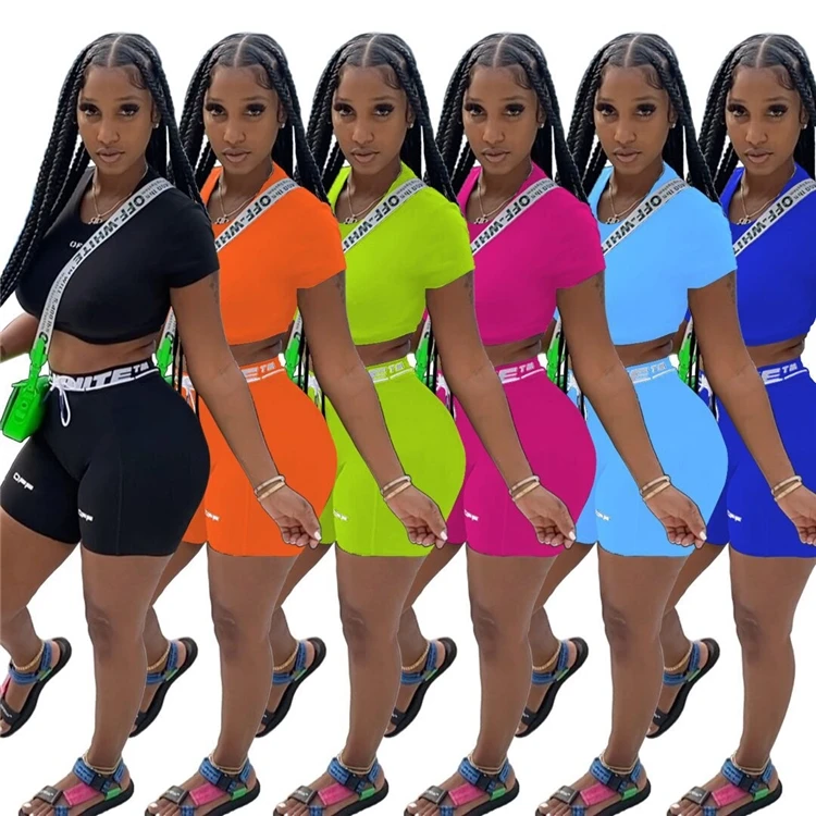 2022 Sexy Mujer Letter Print Skinny Stretchy 2 Pcs Short Outfit Summer Women Two Piece Set, Picture
2022 Sexy Mujer Letter Print Skinny Stretchy 2 Pcs Short Outfit Summer Women Two Piece Set, Picture