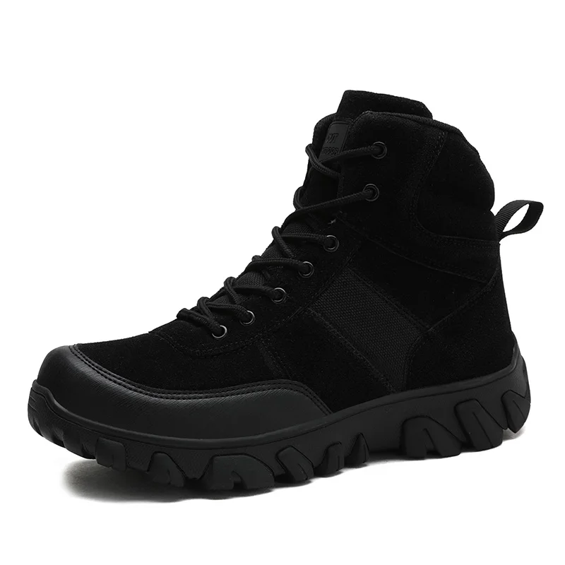 Jinjiang top seller 2021 big size snow hiking ankle Durable waterproof leather military hunting boots for men shoes
Jinjiang top seller 2021 big size snow hiking ankle Durable waterproof leather military hunting boots for men shoes