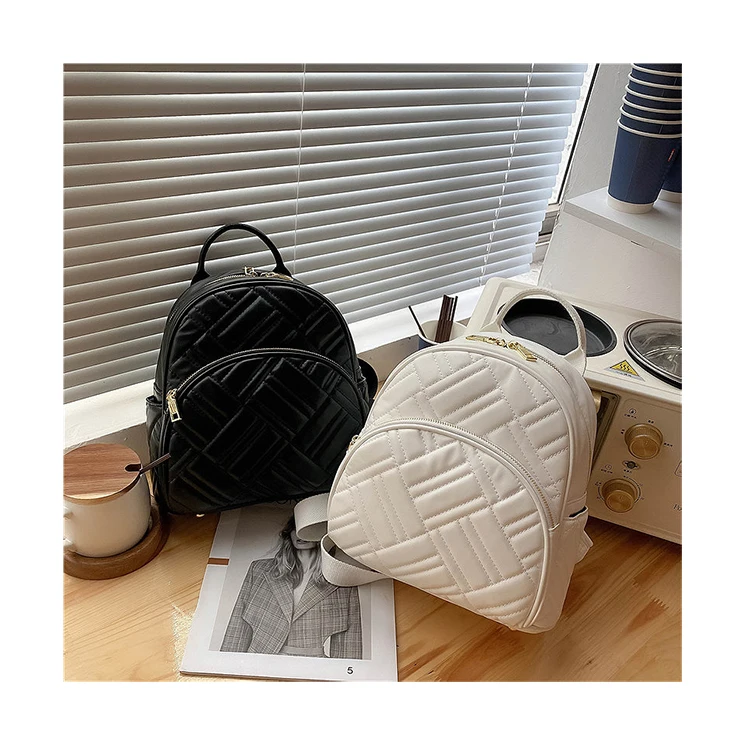 Female 2021 New Trendy Quilted School Bag Korean Casual Girls Small Backpack Students Light Book Bags Women Travel Tote Handbag
Female 2021 New Trendy Quilted School Bag Korean Casual Girls Small Backpack Students Light Book Bags Women Travel Tote Handbag