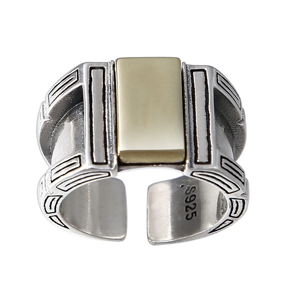 New Vintage Real 925 Sterling Silver Ring Mens Biker Rock Roll Gothic Punk Jewelry Ring Open Type Resizable
New Vintage Real 925 Sterling Silver Ring Mens Biker Rock Roll Gothic Punk Jewelry Ring Open Type Resizable