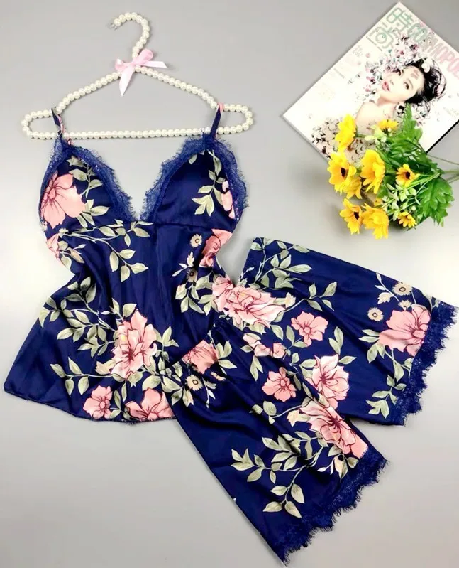 New arrived Elegant Women Wear Beautiful Sexy Girls Lace Silk Pajamas Night Wear Lace Suit, Multi color
New arrived Elegant Women Wear Beautiful Sexy Girls Lace Silk Pajamas Night Wear Lace Suit, Multi color