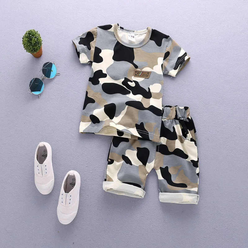 Cool camo sleepwear baby's Summer infant and toddler's sibling sets kid's Short Sleeve Suit for boys two-piece baby suit
Cool camo sleepwear baby's Summer infant and toddler's sibling sets kid's Short Sleeve Suit for boys two-piece baby suit