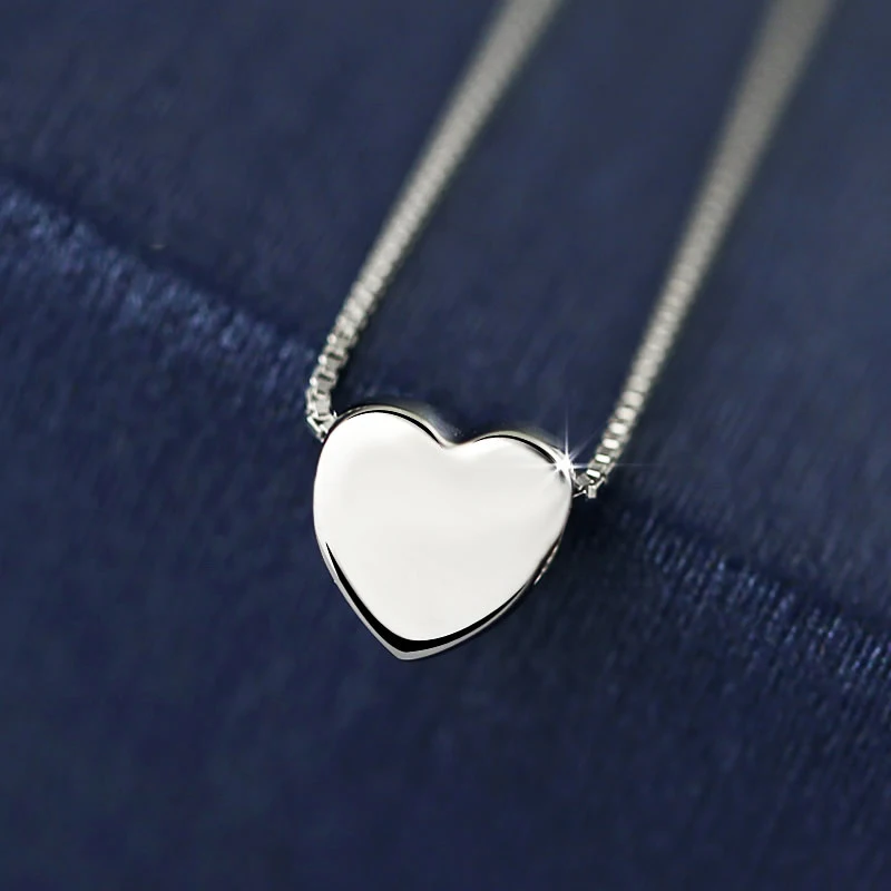 Valentine's Day 925 sterling silver necklaces heart shape ladies charm necklace for gift
Valentine's Day 925 sterling silver necklaces heart shape ladies charm necklace for gift