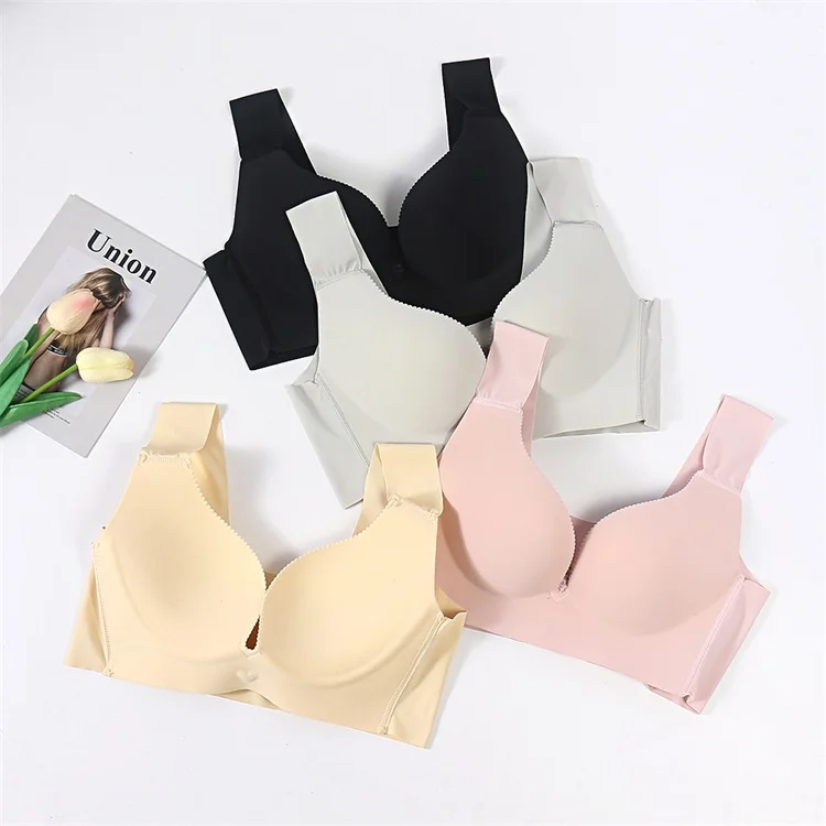 Girl lady cotton bra women seamless wireless bra push up high quality in stock OEM
Girl lady cotton bra women seamless wireless bra push up high quality in stock OEM