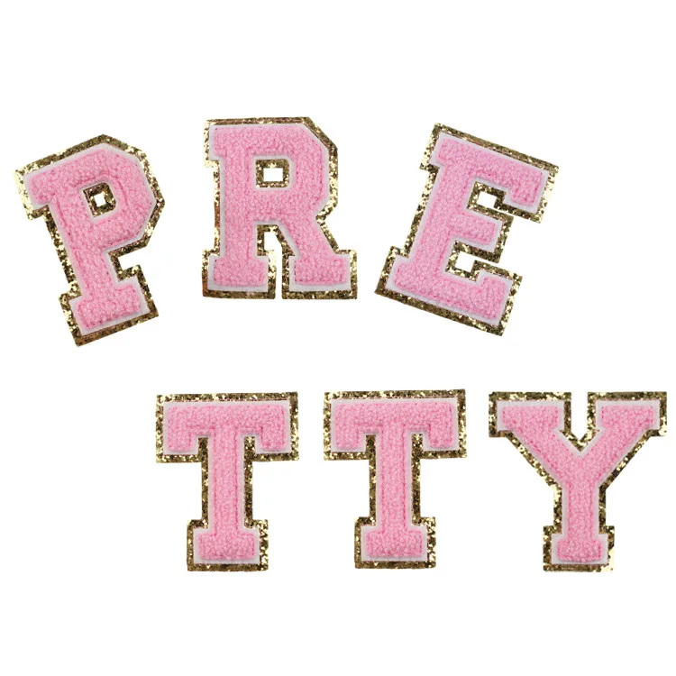 Towel embroidery English letter embroidery cloth paste clothing accessories embroidery label clothing patch
Towel embroidery English letter embroidery cloth paste clothing accessories embroidery label clothing patch