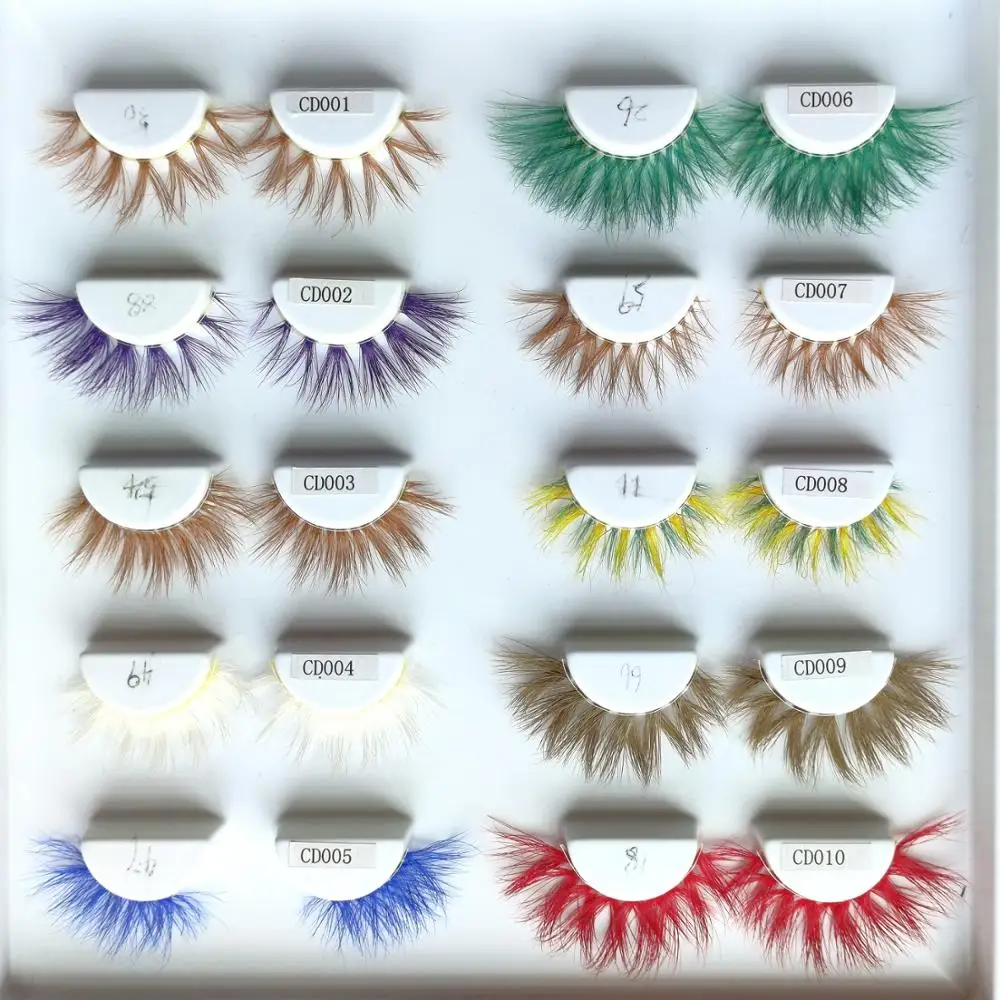 2020 new style colored mink lashes colored eyelashes color lashes with custom lash boxes
2020 new style colored mink lashes colored eyelashes color lashes with custom lash boxes
