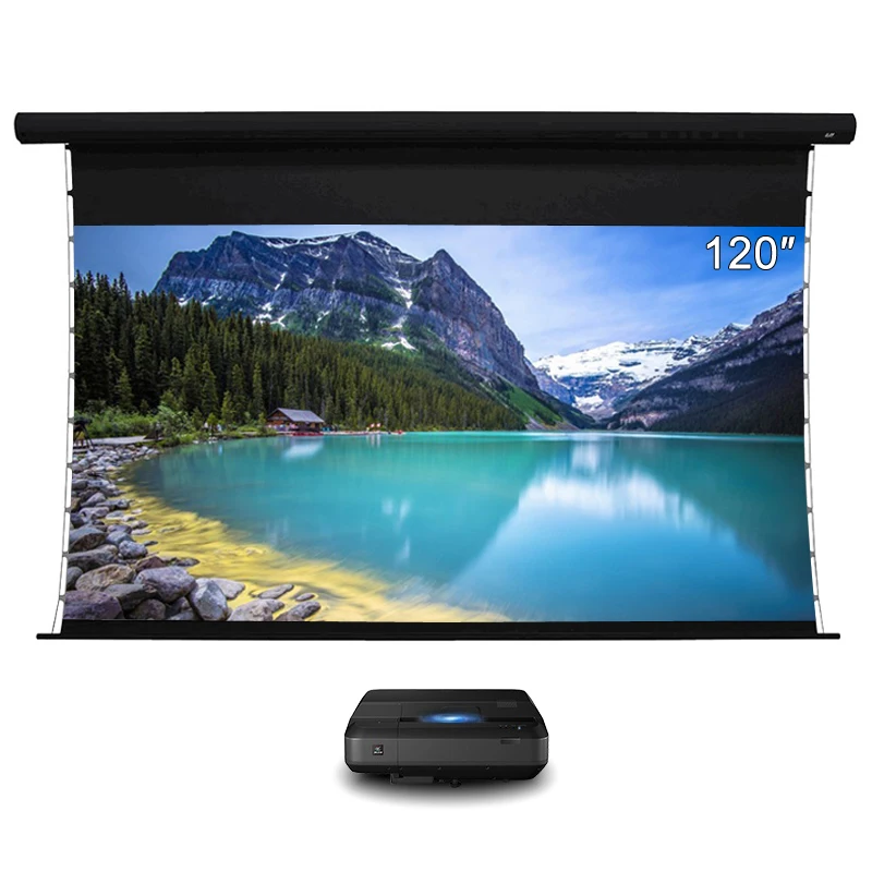 CBSP PRO Slimline 120 inch Drop Down screen electric wall/ceiling mounting UHD/4K PET Crystal ALR HD ALR home cinema
CBSP PRO Slimline 120 inch Drop Down screen electric wall/ceiling mounting UHD/4K PET Crystal ALR HD ALR home cinema
