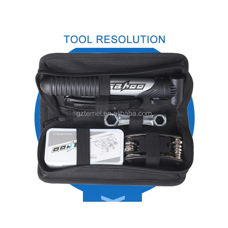 SAHOO Bike Tools Kit Frame Tube Bag Mini Pump + 16 in 1 Multifunction Tool Bicycle Repair Bag Bike Seat Kit Bike Bag
SAHOO Bike Tools Kit Frame Tube Bag Mini Pump + 16 in 1 Multifunction Tool Bicycle Repair Bag Bike Seat Kit Bike Bag