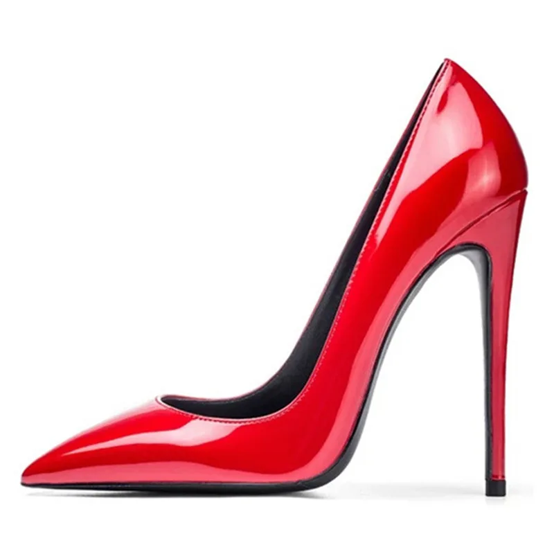 2021 custom high heel genuine leather shoes sexy pencil 10CM stilettos red high heels shoes for women, Red, silver
2021 custom high heel genuine leather shoes sexy pencil 10CM stilettos red high heels shoes for women, Red, silver