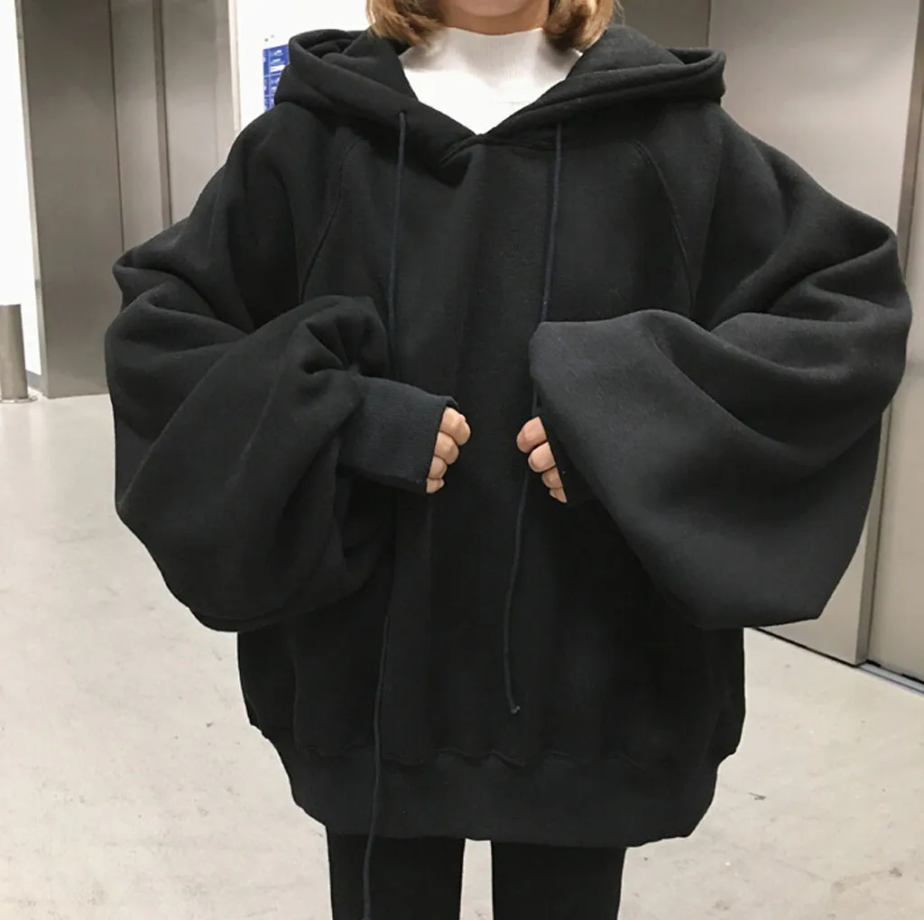 Hoodies Women Loose Solid Color Hooded Lantern Sleeves Sweatshirt Streetwear Hoodie Crop Tops Sudaderas Custom Hoodie Printing, Different colors and support to customized
Hoodies Women Loose Solid Color Hooded Lantern Sleeves Sweatshirt Streetwear Hoodie Crop Tops Sudaderas Custom Hoodie Printing, Different colors and support to customized