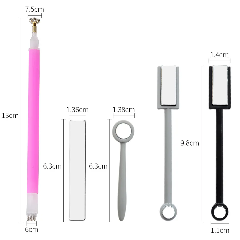 Misscheering HOT Double Head Nail Art Magnet 3D Cat Eyes Magnetic Stick Pen Gel Polish Flower Stripe Pattern DIY Manicure Tool, Pink
Misscheering HOT Double Head Nail Art Magnet 3D Cat Eyes Magnetic Stick Pen Gel Polish Flower Stripe Pattern DIY Manicure Tool, Pink