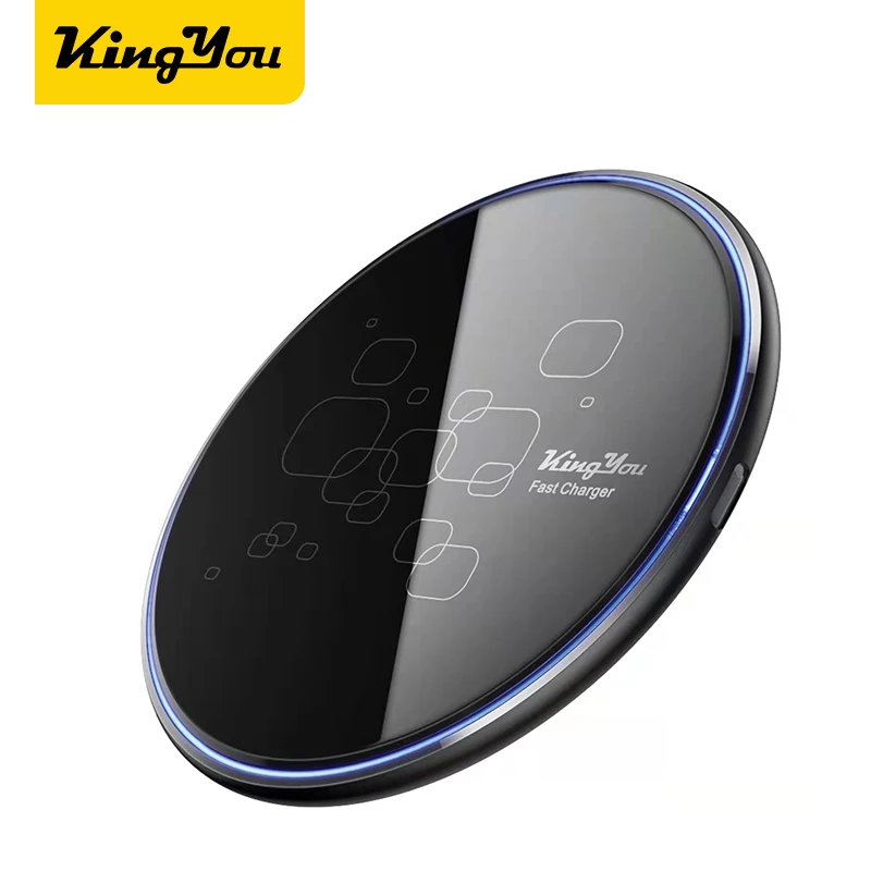Kingyou 15W Portable smart phone Fast Charging mirror wireless Charger For iPhone 11 X XS Max XR 8 Plus, Black white
Kingyou 15W Portable smart phone Fast Charging mirror wireless Charger For iPhone 11 X XS Max XR 8 Plus, Black white