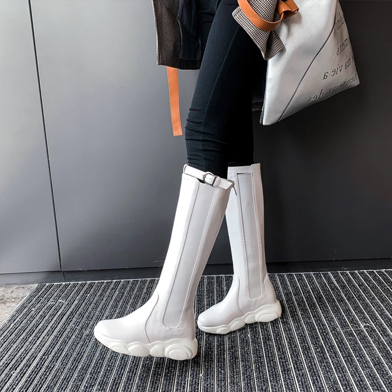 China Manufacturer Casual Solid Color Ladies Knee High Winter Warm Boots, Black/white
China Manufacturer Casual Solid Color Ladies Knee High Winter Warm Boots, Black/white