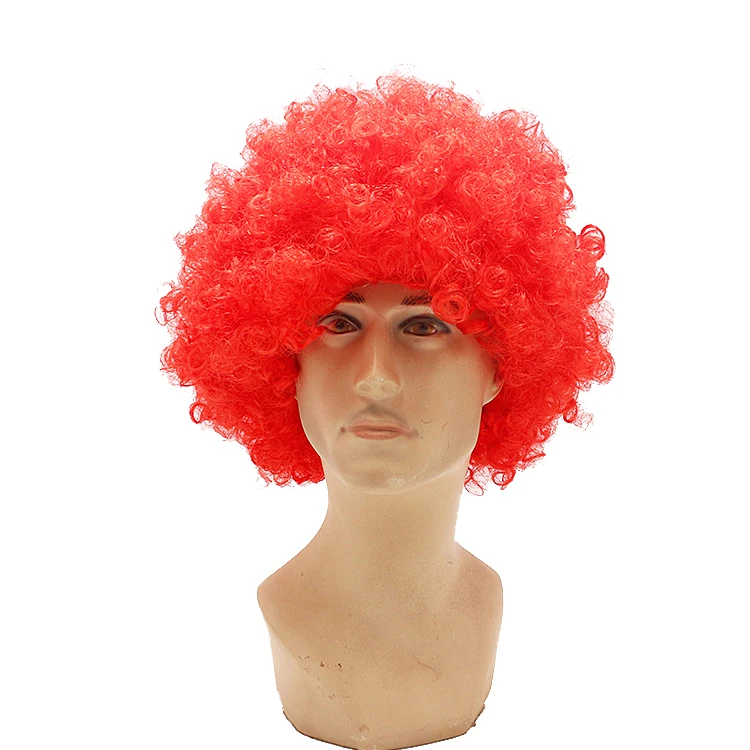 party supplier accessories big pink afro wig PC41