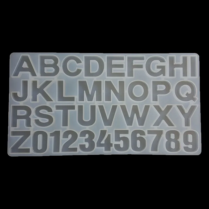 Factory wholesale alphabet silicone mold DIY handmade jewelry creative digital pendant crystal epoxy mold, White
Factory wholesale alphabet silicone mold DIY handmade jewelry creative digital pendant crystal epoxy mold, White
