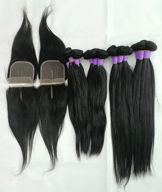 Letsfly Straight Hair Bundles with T Part Machine Closure Brazilian Human Hair Wholesale Price For Extensions Free Shipping
Letsfly Straight Hair Bundles with T Part Machine Closure Brazilian Human Hair Wholesale Price For Extensions Free Shipping