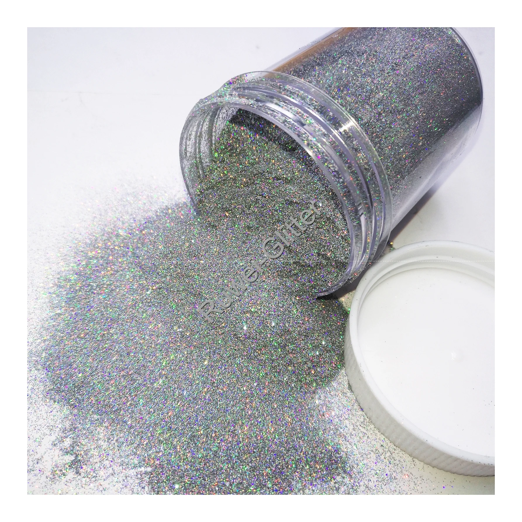 Holographic Laser Silver 0.1MM Fine Glitter Hexagon Dust Powder Shape for Makeup Nail Art Facepaint box
Holographic Laser Silver 0.1MM Fine Glitter Hexagon Dust Powder Shape for Makeup Nail Art Facepaint box