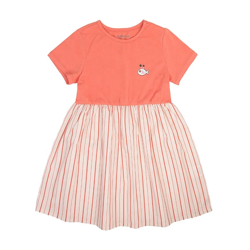 Gabby Loop Kids Sweet Orange Striped T-Shirt Wear Girl Dress Patchwork Child Summer Dress
Gabby Loop Kids Sweet Orange Striped T-Shirt Wear Girl Dress Patchwork Child Summer Dress